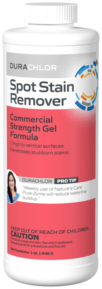 Haviland DuraChlor Spot Stain Remover Commercial Strength Gel for Pool Waterlines and Steps 1 Quart