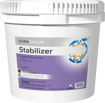 Haviland DuraChlor Stabilizer Conditioner 25 lb Pail - 100% Cyanuric Acid Pool Chlorine Protector.