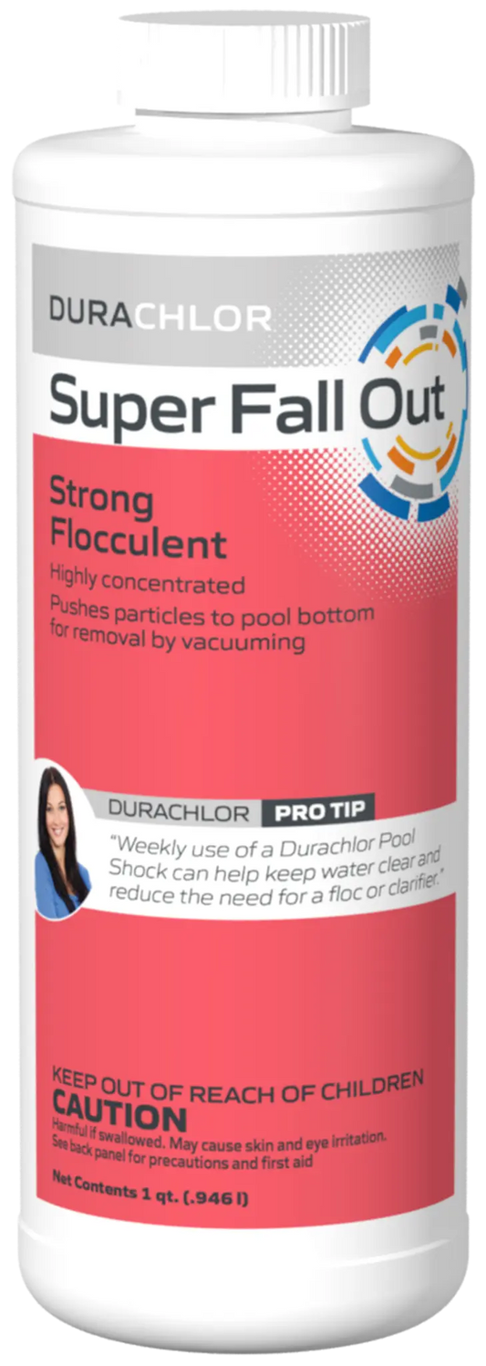 Haviland DuraChlor Super Fall Out 1 Quart Liquid Flocculant for Clearing Severely Cloudy Pool Water