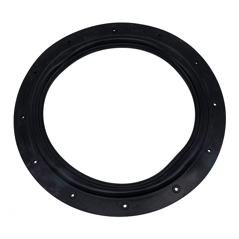 Black rubber Hayward ECX1003 diaphragm gasket for Perflex EC40 and EC50 filters.