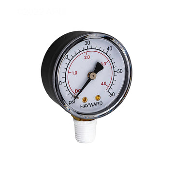 Hayward ECX270861 0-60 PSI Pressure Gauge - Front View