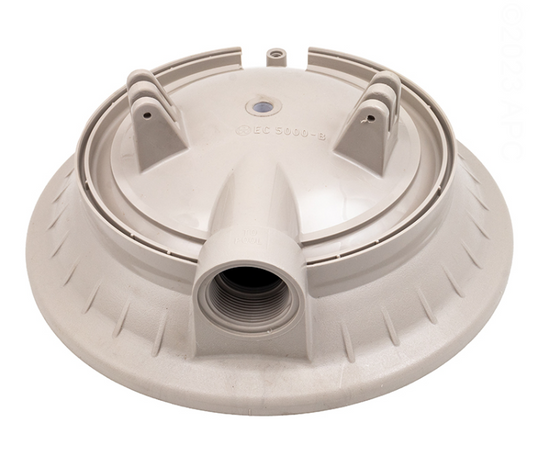 Main view of the Hayward ECX5000BP Perflex Filter Head Assembly showing the beige thermoplastic housing and threaded port.