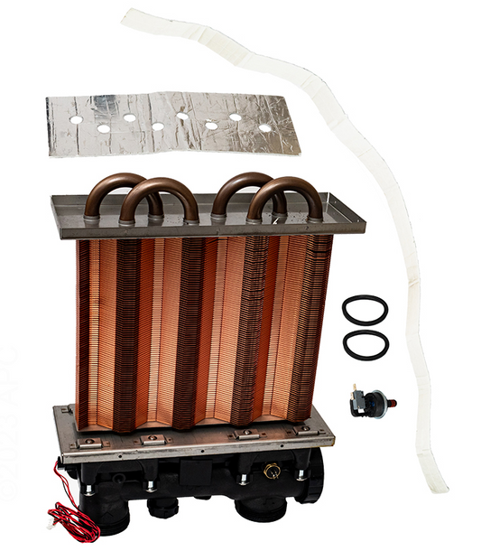 Hayward FDXLHXA1150 Heat Exchanger Assembly for Universal H-Series H150FD pool heaters, 135,000 BTU.