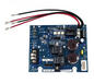 Front view of the genuine Hayward GLXPCBRITE Aqua Rite main circuit board showing the electrical components and red/black wiring harness.