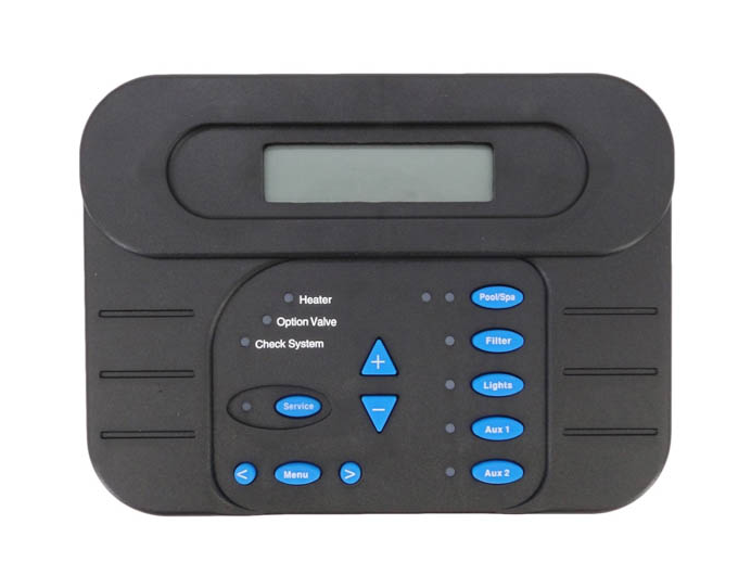 Hayward GLXPLLOCP4 Local Display replacement for ProLogic P4 and Aqua Plus pool automation systems, featuring digital LCD and tactile buttons.
