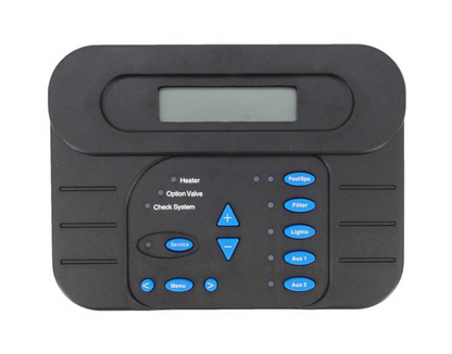 Hayward GLXPLLOCP4 Local Display replacement for ProLogic P4 and Aqua Plus pool automation systems, featuring digital LCD and tactile buttons.