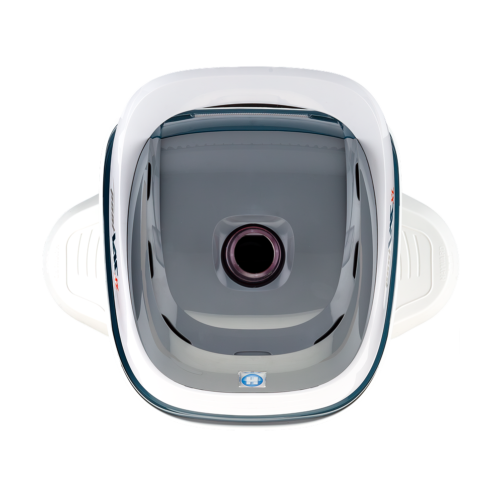Top-down view of the Hayward PoolVac XL (W32025ADV) suction cleaner designed for vinyl and fiberglass pools.