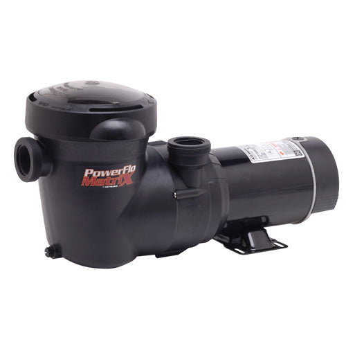 Hayward PowerFlo Matrix 1.5HP 2-Speed Above Ground Pool Pump W3SP15932S with 115V power cord.