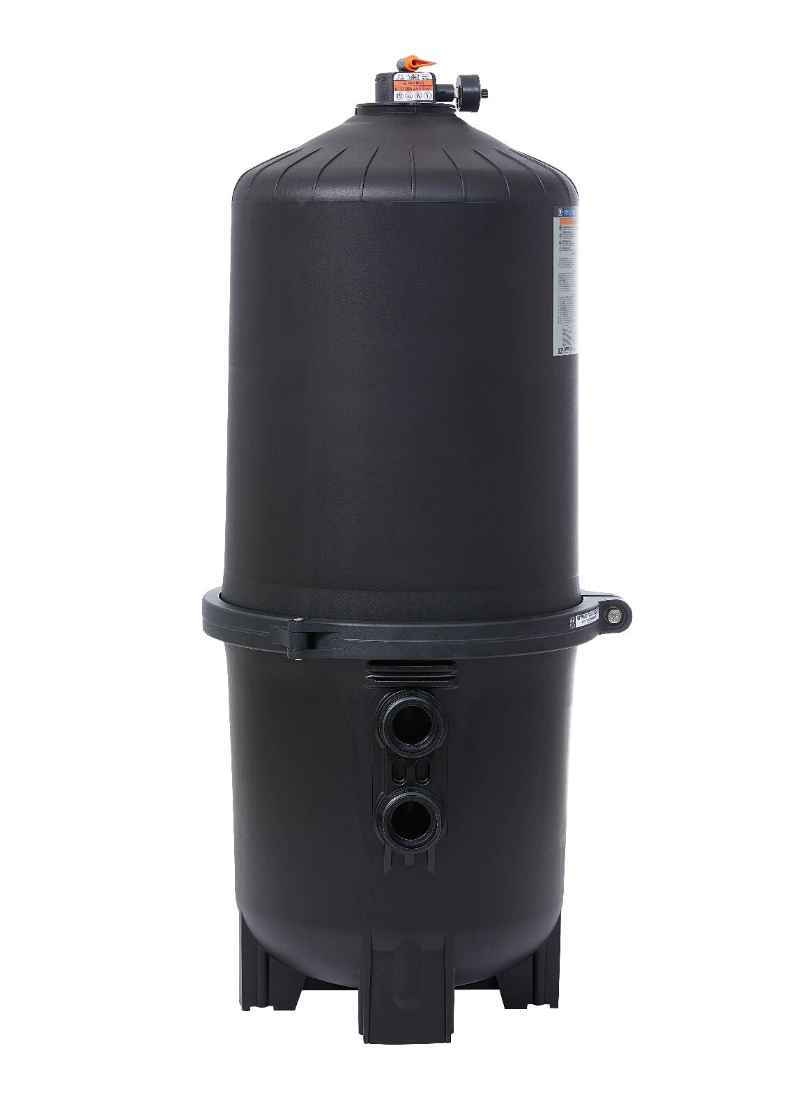 Side View of Hayward Pro-Grid W3DE6020 DE Filter showing 2-inch Bulkhead Ports