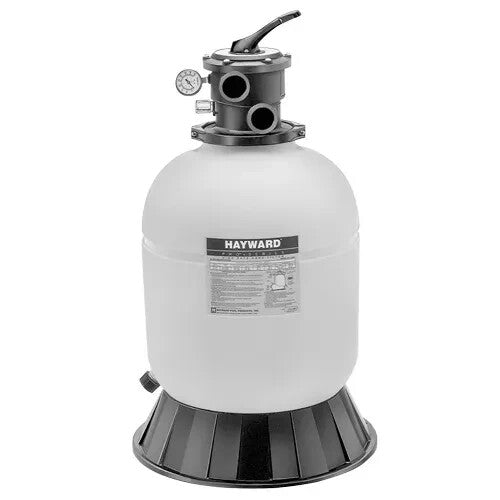 Hayward Pro Series 30-inch Sand Filter (W3S310T2) with 2-inch Top Mount Multiport Valve.