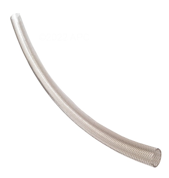 Replacement clear reinforced pump-to-filter hose for Hayward ProSeries sand filters, included in the S160TPAK3 mounting base kit.