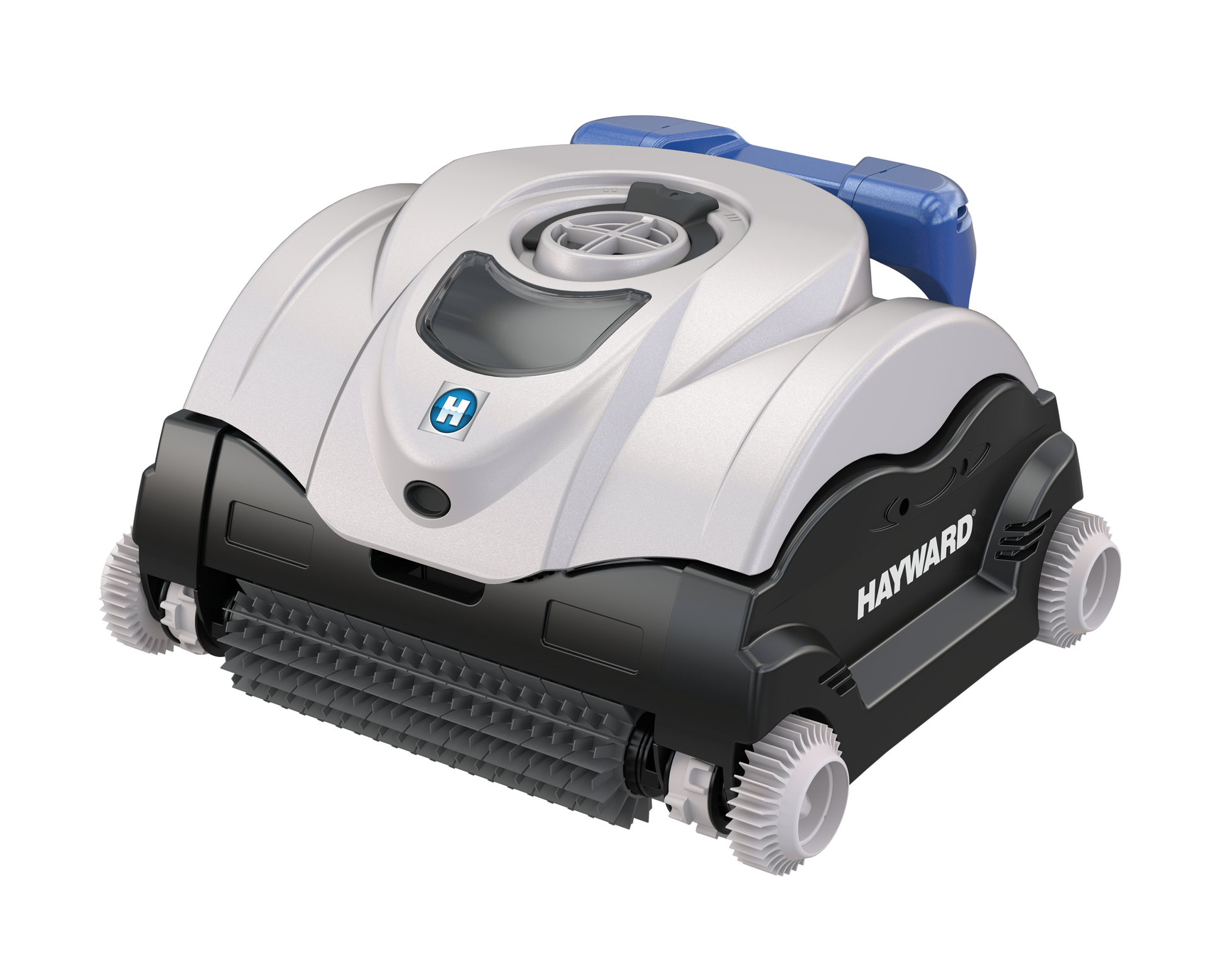 Left-side view of the Hayward SharkVac XL (W3RC9740WCCUB) robotic cleaner for in-ground pool floors and walls.