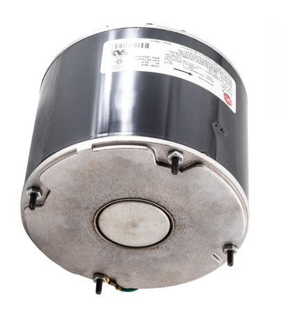 Rear view of Hayward SMX303088001 motor showing the four mounting studs and technical data label.
