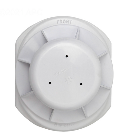 Top view of Hayward SP1082FV float valve assembly with FRONT directional indicator for correct skimmer installation