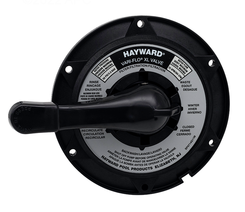 Genuine Hayward SPX0714BA Key Cover and Handle Assembly for Vari-Flo XL Multiport Valves