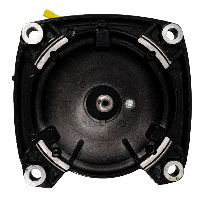 Front View of Hayward SPX3400Z1ECM Motor Assembly showing Mounting Face and Shaft