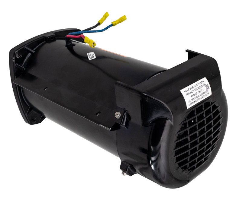 Rear View of Hayward SPX3400Z1ECM Motor Assembly showing TEFC Cooling Fan Shroud