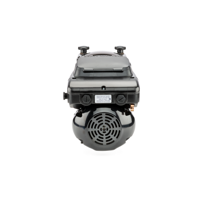 Rear view of the fan-cooled motor on the Hayward Super Pump Variable Speed model.