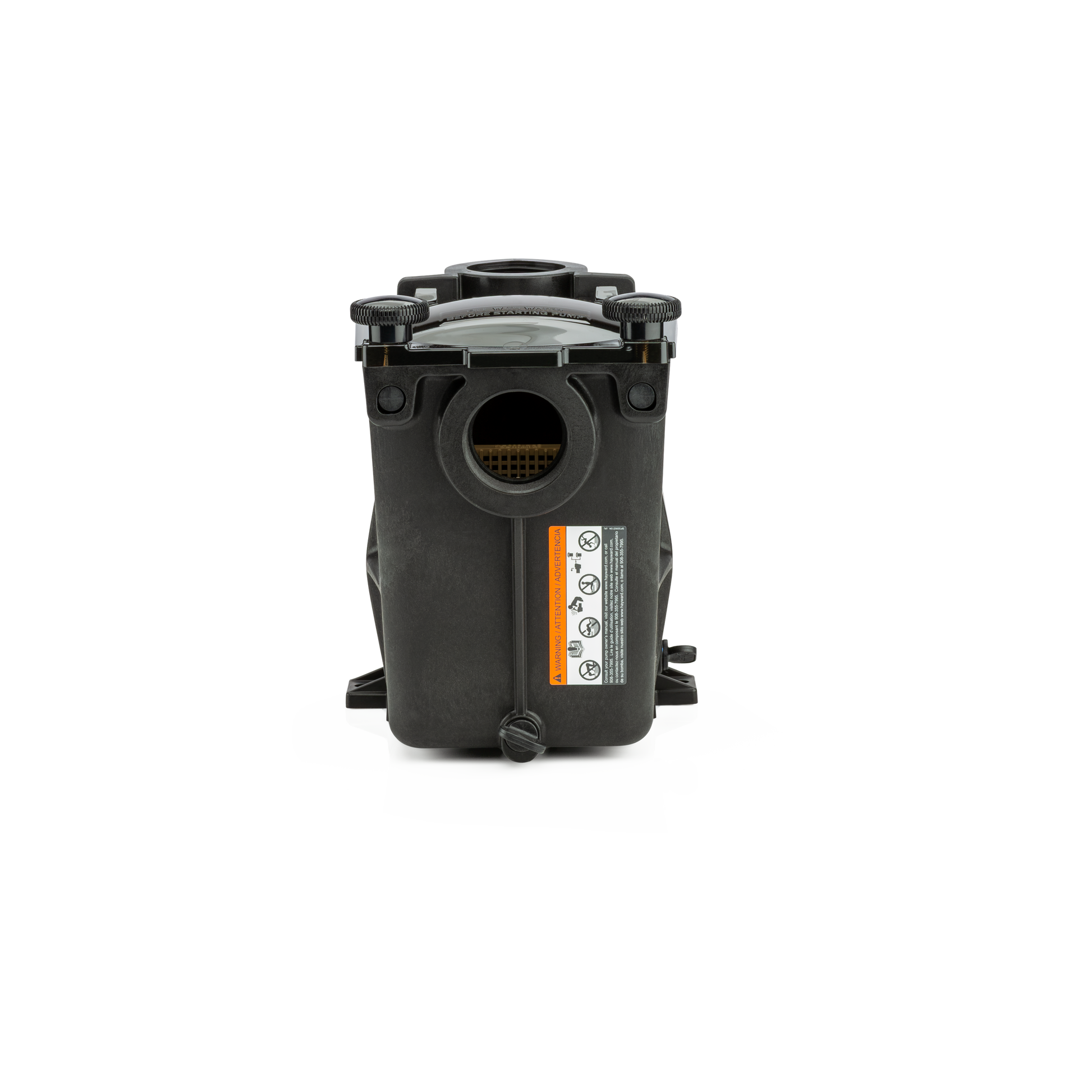 Hayward SP2605X7 Super Pump 3/4HP Pool Pump - Front View 110 Cu In Strainer Basket Clear Lexan Lid