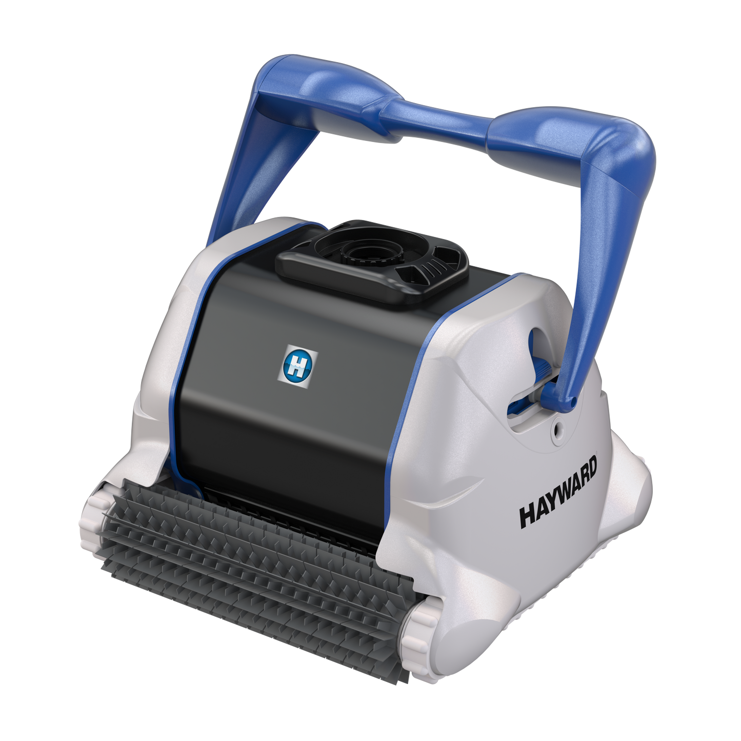 Left-side view of the Hayward TigerShark QC (W3RC9990CUB) robotic pool cleaner.