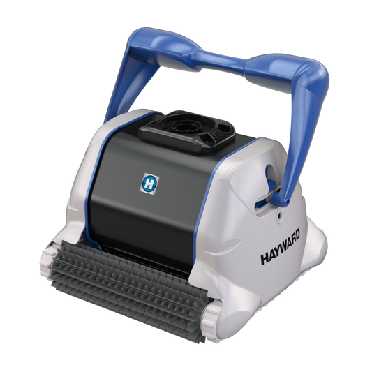 Left-side view of the Hayward TigerShark QC (W3RC9990CUB) robotic pool cleaner.