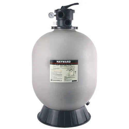 Hayward W3S244T ProSeries 24-inch top-mount sand filter with 1.5-inch multiport valve.