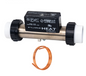 Hydro-Quip HQPH10115UV 120V 1500W In-Line Vacuum Bath Heater with 3-foot NEMA cord and stainless steel housing.