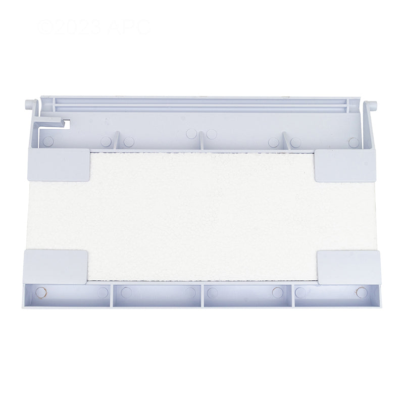 Jacuzzi Deckmate 43305606R Skimmer Weir Door Rear View showing structural ribs