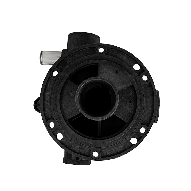 Underside mounting and port view of the Jacuzzi DV7 multiport replacement valve.