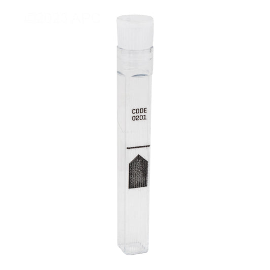 ront view of the genuine LaMotte 0201 ColorQ 5 mL replacement test tube with cap