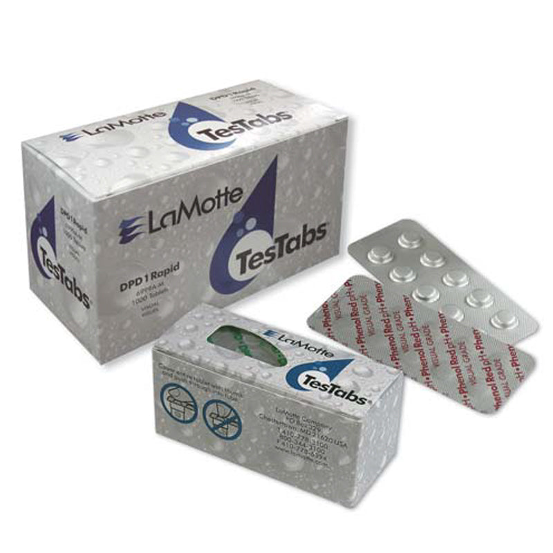 LaMotte 6999A-J DPD #1 Rapid TesTabs 100-Count Box and Strips