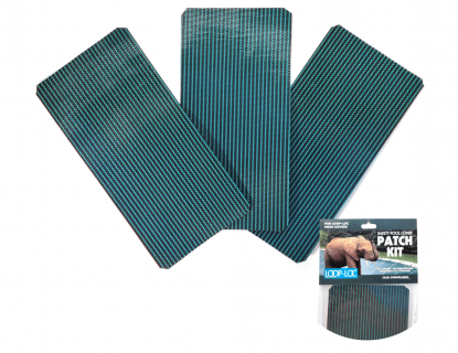 Loop-Loc Green Superdense Mesh Safety Cover Patch Kit - 3 Pack