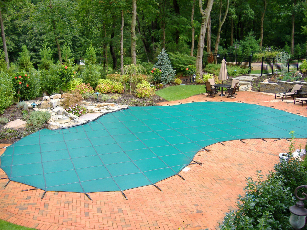 Loop-Loc Green Mesh Safety Cover - Backyard Lifestyle