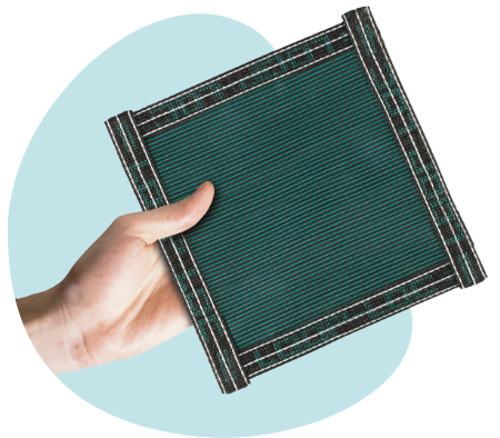 Loop-Loc Super Dense Mesh Material Closeup