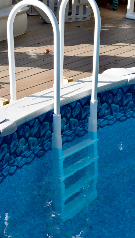 Main Access 200300 Pro Series Above Ground In-Pool Ladder - Complete Assembly White 48-54in