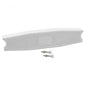 White Paragon Aquatics 44104 18.25-inch sloping pool ladder replacement tread with mounting hardware.