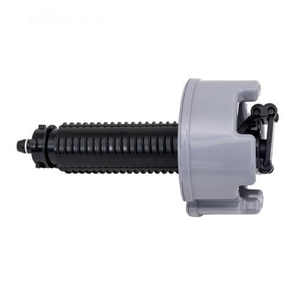 Side profile of the Paramount ParaLevel 004760292100 showing the adjustable float mechanism and heavy-duty gray polymer construction.