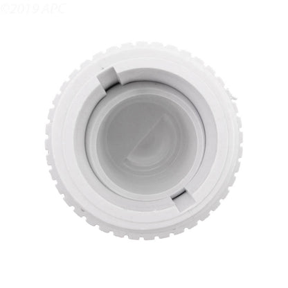 Bottom view of the Paramount 004252303201 filter connector showing the smooth internal bore for optimized water flow.