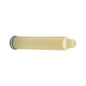 Side view of Genuine Pentair 152290 6-11/16 in beige plastic filter lateral for TR TA filters, showing the slotted barrel for filtration, a grey end cap, and a white male threaded connection.