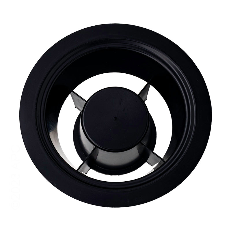 Top-down view of the Pentair 155051Z Sand Guide showing the internal standpipe opening and reinforced support ribs.