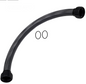 Pentair 155711Z 35-inch black flexible pump-to-filter hose assembly with two connection nuts and two replacement O-rings.