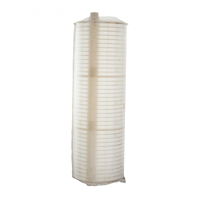 Front view of Genuine Pentair 191322 full DE filter grid showing 19-3/4 inch heavy-duty polyester fabric surface.