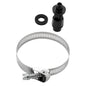 Front view of Genuine Pentair 200013 Rainbow 300/320 saddle replacement kit including clamp, gasket, and tube fitting.