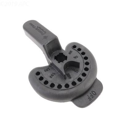 Genuine Pentair 270028Z 2-way and 3-way diverter valve replacement handle front view.