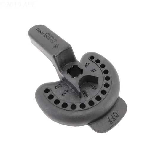 Genuine Pentair 270028Z 2-way and 3-way diverter valve replacement handle front view.