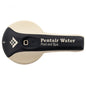 Genuine Pentair 270187Z FullFloXF backwash valve replacement handle top view with logo.