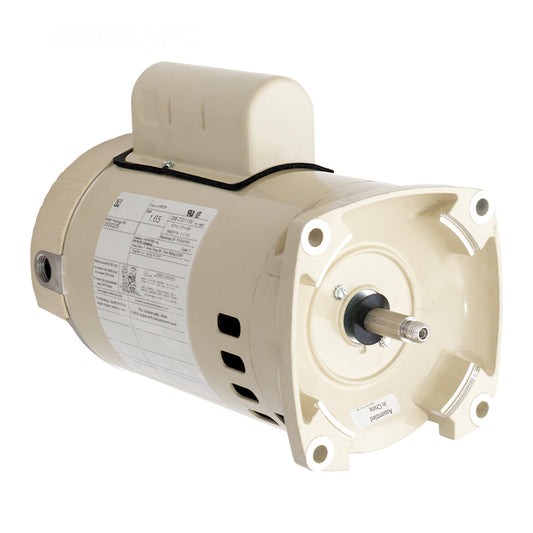Pentair 355022S 1HP Square Flange Replacement Motor for WhisperFlo WF-4 and WF-26 Pumps - Almond Color.