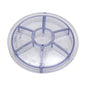 Genuine Pentair 357151Z WhisperFlo clear pump strainer lid underside rib detail.