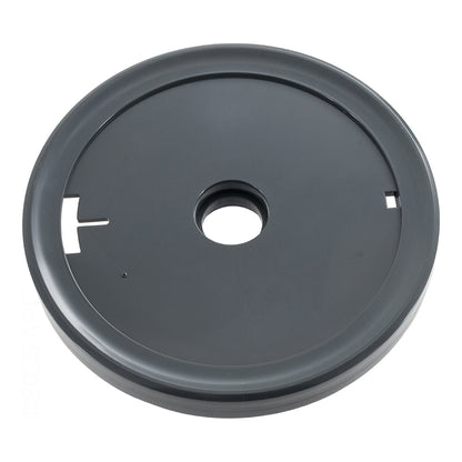 Genuine Pentair 360006 Legend gray replacement cleaner wheel, front face view without bearings.