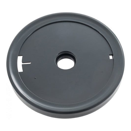Genuine Pentair 360006 Legend gray replacement cleaner wheel, front face view without bearings.